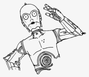 Drawn Star Wars C3po - Star Wars Drawings C3po #2170978