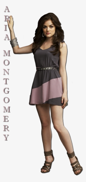 Png Pretty Little Liars Aria - Pretty Little Liars Lucy Hale Tv Show 16x12 Print Poster #2171237