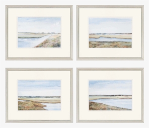 Marshes Pk/4 - Darby Home Co 'marshes Giclee' 4 Piece Framed Painting #2171528