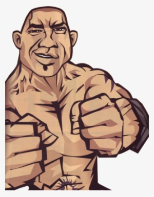 Wrestling Psd Detail - Batista Cartoon #2171561