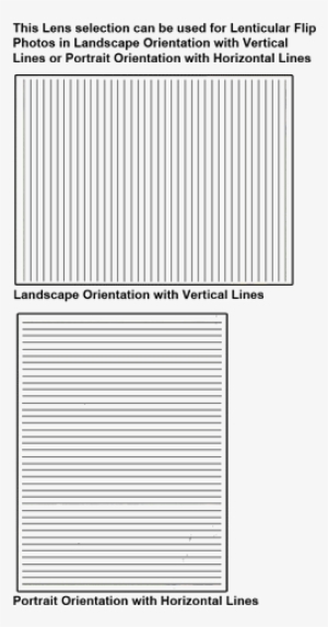 Flip Lenticular Lens - 50 Lenticular Pitch Test #2171706