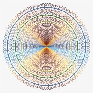 Prismatic Spiral Tree Circle 2 No Background Svg Transparent - Circle Art No Background #2172017
