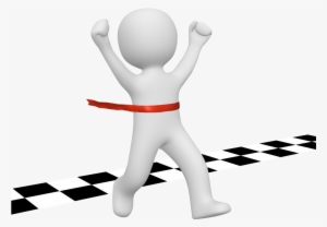 Stock Photography 3d Computer Graphics Clip Art - Llegando A La Meta Vector #2173420