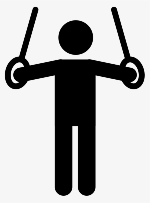 Individual Gymnast On Rings Comments - Gymnastic Rings Icon #2173453