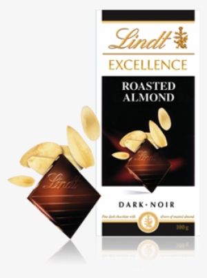 Buy Lindt Excellence Blocks Almond At Moo Lolly Bar - Lindt Excellence Roasted Almond Dark #2173575