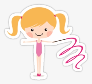 Gymnast Vector Gymnastics Girl Vector Transparent Download - Gymnastics Cartoon #2173621