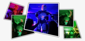 The Led Robots Take The Stage - Graphic Design #2173918