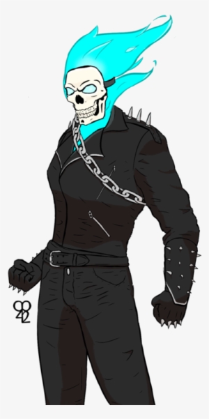 Kinda' Lazy Doodlesketch Of Riss As Ghost Rider - Cartoon #2173991