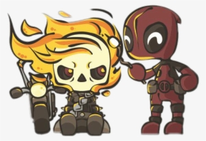Picture Transparent Stock Deadpool Clipart Ghost Rider - Deadpool Ghost Rider #2174146