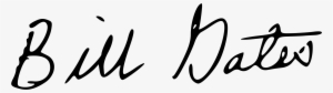 Open - Bill Gates Signature #2174651