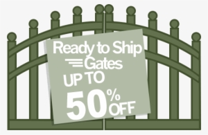 Ready To Ship Gates - Signage #2175043