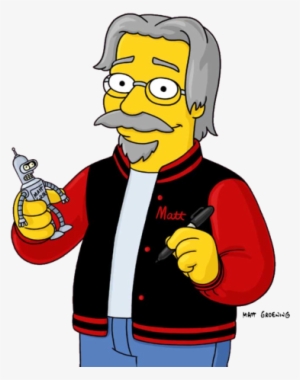 Matt With Bender - Matt Groening Simpsons #2175963