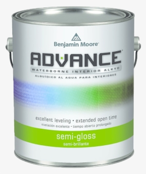 Advance® Interior Paint - Benjamin Moore Advance Waterborne Semi-gloss Paint #2175989