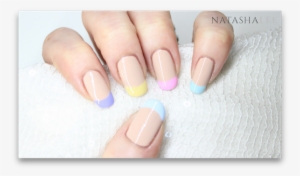 Nail Trend Alert Clipart Free - Pastel French Nails #2177522