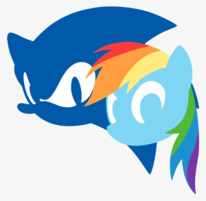 Sonic The Hedgehog Head Icon - Logo De Rainbow Dash #2177640