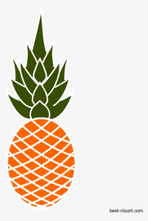 Orange Pineapple Free Clip Art Image - Pineapple Photo Prop #2178379