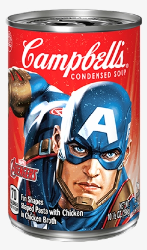 Marvel Avengers Soup Captain America - Campbell's Condensed Soup, Golden Mushroom - 10.75 #2178402
