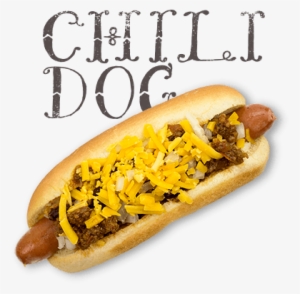 Hank's Frank With Our Homemade Chili, Onion, Cheddar - Chili Dog #2178863