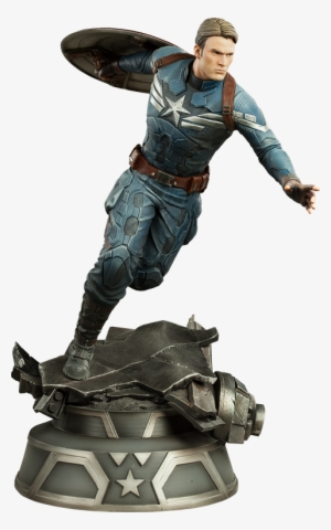 Captain America Statue By Sideshow Collectibles - Captain America - The Winter Soldier - Captain America #2178935