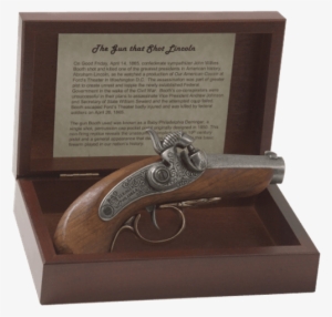 The Gun That Shot Lincoln Boxed Set - John Wilkes Boothe Derringer Boxed Set #2178962