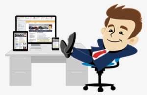 Svg Transparent Automotive Newsletter Features Well - Relax At Work Cartoon #2179499