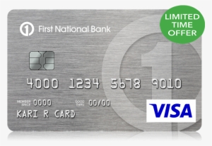 Cash Back Visa® Card - First National Bank Credit Card #2179692