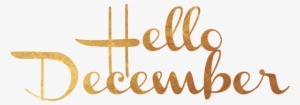 December Transparent Images Png - Calligraphy #2180094