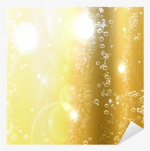 Champagne Bubbles On A Golden Or Yellow Background - Champagne Bubbles Background #2180096