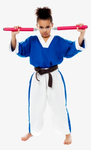Karate Girl Png - Nunchaku #2180268