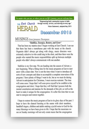 December Newsletter - Eastchurch #2180607