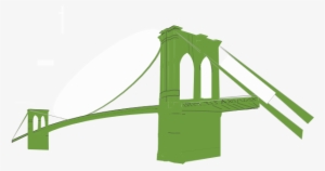 How To Set Use Brooklyn Bridge Green Clipart #2180941
