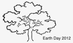 Earth Day Tree Clip Art - Tree In Black And White #2181751
