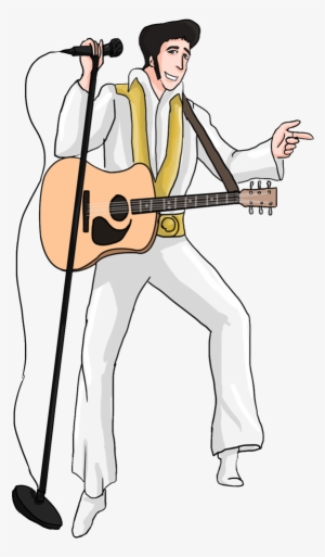 Free To Use Public Domain Singers Clip Art - Elvis Presley Cartoon Png #2183027