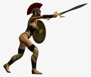 Female Warrior Png - Spartan Woman Png #2183400