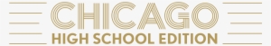 High School Edition Ntpa Plano - Chicago The Musical High School Edition Logo #2183520