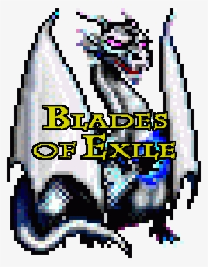Blades Of Exile White Dragon - Graphic Design #2183861