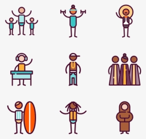 Linear Musical Genres - Surf Icon Free #2184686