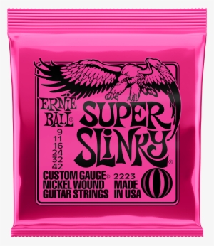 Super Slinky Nickel Wound Electric Guitar Strings - Ernie Ball Super Slinky #2184712