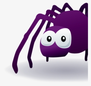 Big-spider - Transparent Purple Spiders #2184734