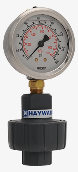 Image For Gg Series Gauges & Guards From Flow Control - 0-60 Psi Dual Scale Pressure Gauge #2184864