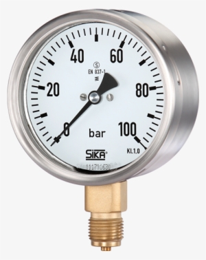 Mre-s Bourdon Tube Pressure Gauge - Vdo Mechanical Pressure Gauge 0-100 Psi 1-1/2" #2185057