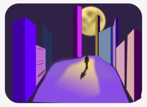 This Free Icons Png Design Of Night Walk #2185314