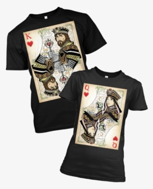 Couple Tee King Queen Of Hearts Poker Tee On Summer - Queen #2185522