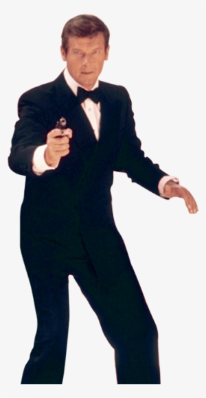 Roger Moore James Bond Front - Roger Moore James Bond Png #2185687