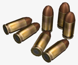 Handgun Ammunition - .45 Bullet Png #2185951
