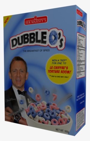 Dubble-osfront - James Bond Cereal Box #2185996