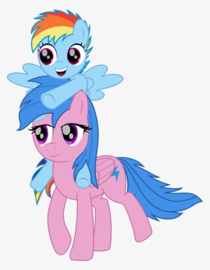 Rainbow Dash And Firefly - Zephyr And Rainbow Dash Eg #2186662