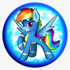 Rainbow Dash Pony Vertebrate Fictional Character Horse - Rainbow Dash Wonderbolt #2187253