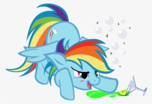 Sirponylancelot, Drink, Drunk, Rainbow Dash, Safe - Mlp Rainbow Dash Drunk #2187317