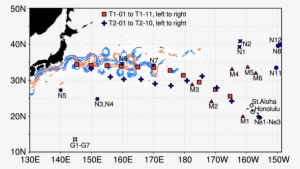 Map Of The Western North Pacific Between Japan And - Japan Map #2187400